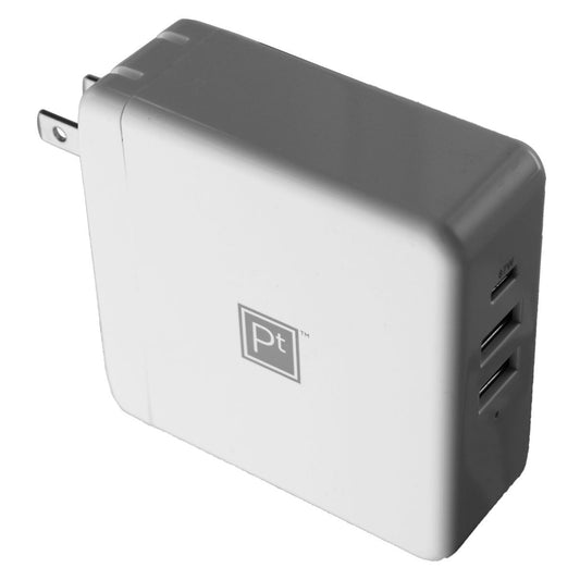Platinum (95W) USB-C 3-Port Wall Charger with 87W USB-C - White (PT-PAC90C2U) Computer Accessories - Laptop Power Adapters/Chargers Platinum    - Simple Cell Bulk Wholesale Pricing - USA Seller