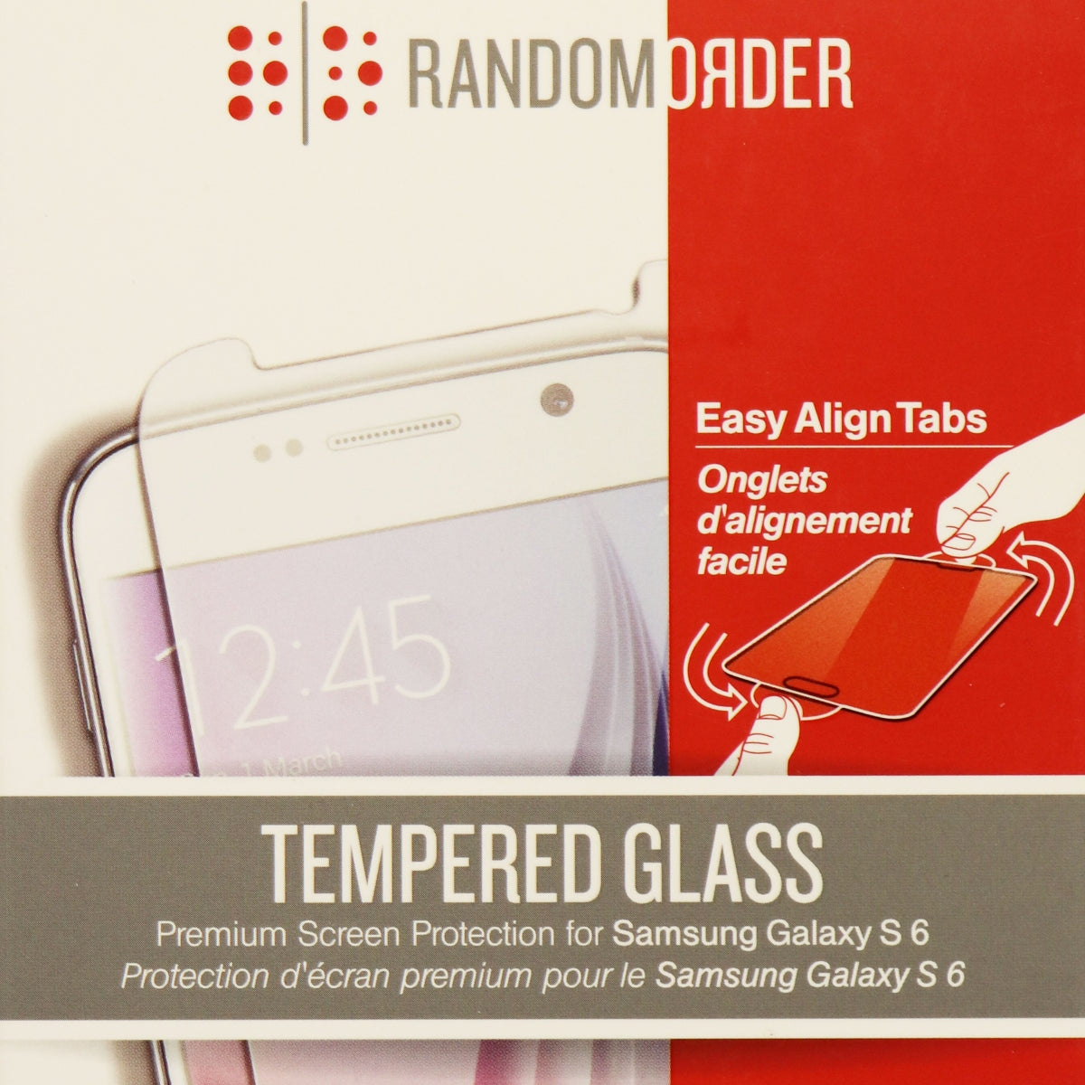 Random Order Tempered Glass Screen Protector for Samsung Galaxy S6 - Clear Cell Phone - Screen Protectors Random Order    - Simple Cell Bulk Wholesale Pricing - USA Seller