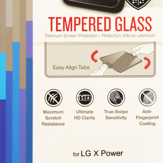 Random Order Tempered Glass Screen Protector for LG X Power - Clear Cell Phone - Screen Protectors Random Order    - Simple Cell Bulk Wholesale Pricing - USA Seller