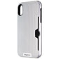 Base DuraFit Stowaway Protective Credit Card Case for iPhone Xs/X - Silver Cell Phone - Cases, Covers & Skins Base    - Simple Cell Bulk Wholesale Pricing - USA Seller