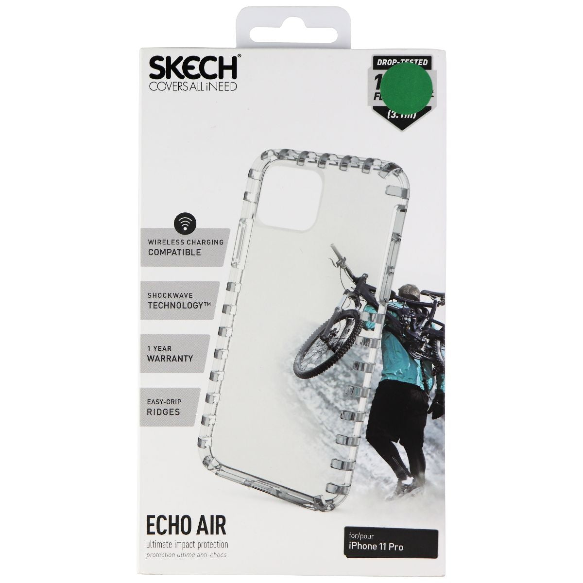 Skech Echo Air Ultimate Impact Protection Case for Apple iPhone 11 Pro - Clear Cell Phone - Cases, Covers & Skins Skech    - Simple Cell Bulk Wholesale Pricing - USA Seller