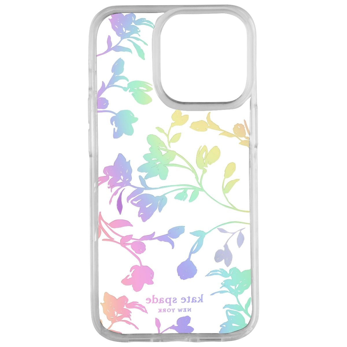 Kate Spade New York Hardshell Case for iPhone 13 Pro - Clear / Iridescent Floral Cell Phone - Cases, Covers & Skins Kate Spade    - Simple Cell Bulk Wholesale Pricing - USA Seller