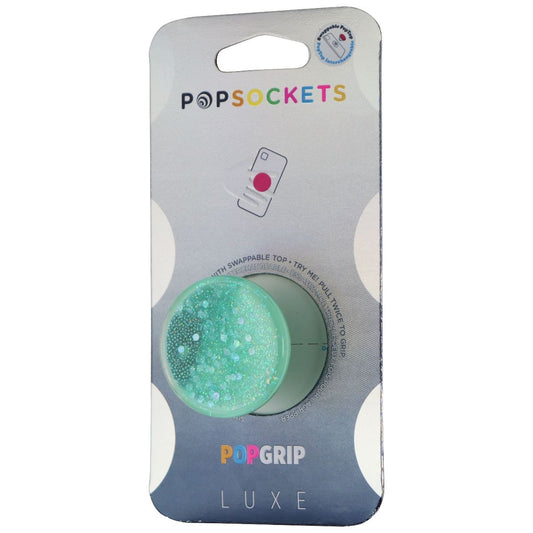 PopSockets PopGrip Luxe Series Swappable Top for Phones - Tidepool Ultra Mint Cell Phone - Mounts & Holders PopSockets    - Simple Cell Bulk Wholesale Pricing - USA Seller