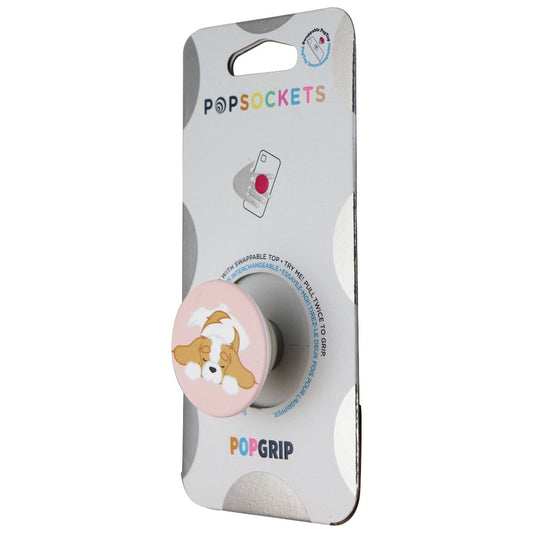 PopSockets PopGrip Stand and Grip with Swappable Top - Pupper Napper Cell Phone - Mounts & Holders PopSockets    - Simple Cell Bulk Wholesale Pricing - USA Seller