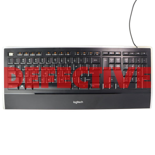 Logitech K740 Illuminated Ultra-thin Corded Keyboard with Backlighting - Black Gaming/Console - Keyboards & Keypads Logitech    - Simple Cell Bulk Wholesale Pricing - USA Seller