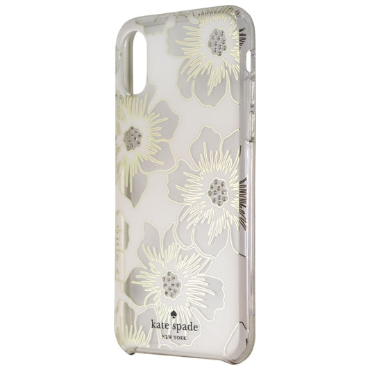 Kate Spade Slim Hardshell Case for Apple iPhone Xs/X - Reverse Hollyhock Floral Cell Phone - Cases, Covers & Skins Kate Spade    - Simple Cell Bulk Wholesale Pricing - USA Seller