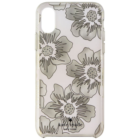Kate Spade Slim Hardshell Case for Apple iPhone Xs/X - Reverse Hollyhock Floral Cell Phone - Cases, Covers & Skins Kate Spade    - Simple Cell Bulk Wholesale Pricing - USA Seller