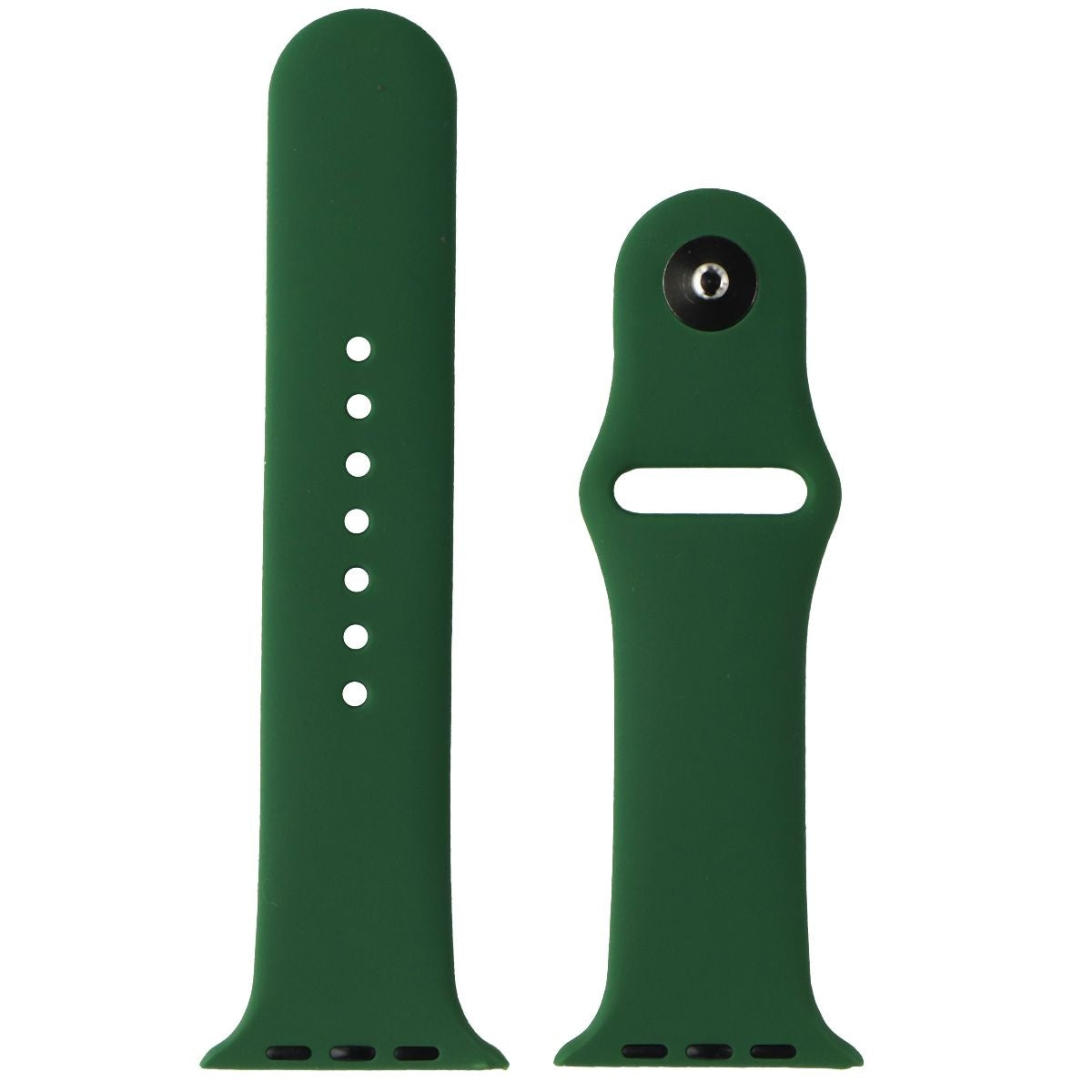 Replacement Silicone Band for Apple Watch (42/44/45mm) S/M Band + Clasp - Green Smart Watch Accessories - Watch Bands Unbranded    - Simple Cell Bulk Wholesale Pricing - USA Seller