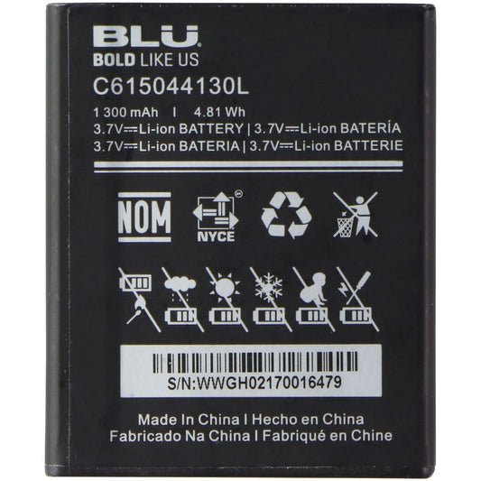 BLU (C615044130L) Lithium-Ion Battery (3.7V/4.81Wh/300mAh) - Black Computer Parts - Power Supplies BLU    - Simple Cell Bulk Wholesale Pricing - USA Seller