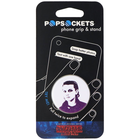 PopSockets: Collapsible Grip & Stand - Stranger Things Eleven Face Blue Cell Phone - Mounts & Holders PopSockets    - Simple Cell Bulk Wholesale Pricing - USA Seller