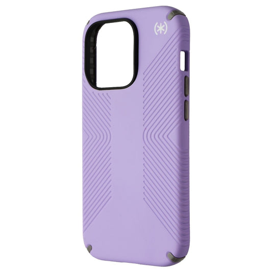 Speck Presidio Grip 2 Case for iPhone 14 Pro - Spring Purple and Cloudy Gray Cell Phone - Cases, Covers & Skins Speck    - Simple Cell Bulk Wholesale Pricing - USA Seller