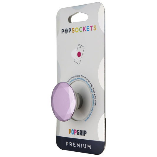 PopSockets PopGrip Stand and Grip with Swappable Top - Metallic Diamond Lilac Cell Phone - Mounts & Holders PopSockets    - Simple Cell Bulk Wholesale Pricing - USA Seller