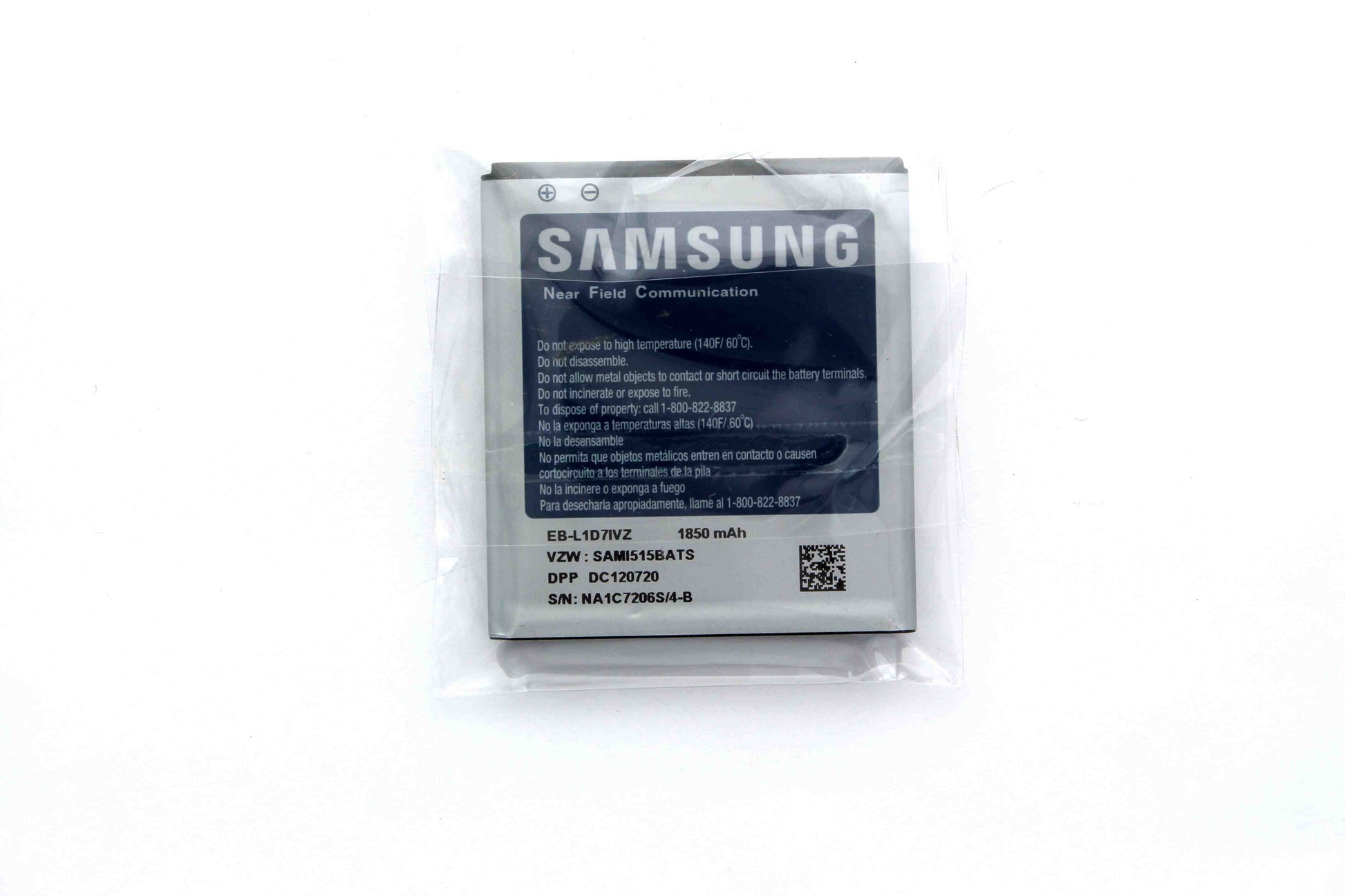 OEM Samsung EB-L1D7IVZ 1850 mAh Replacement Battery for Samsung Galaxy Nexus Cell Phone - Batteries Samsung    - Simple Cell Bulk Wholesale Pricing - USA Seller