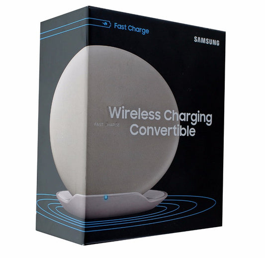 Samsung (15W) Fast Charge Wireless Qi Charging Convertible Stand/Pad - Tan Cell Phone - Chargers & Cradles Samsung    - Simple Cell Bulk Wholesale Pricing - USA Seller