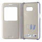 Samsung S-View Flip Cover Case for Samsung Galaxy S7 - Gold / Clear Cell Phone - Cases, Covers & Skins Samsung    - Simple Cell Bulk Wholesale Pricing - USA Seller
