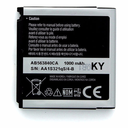 OEM Samsung AB563840CA 1000 mAh Replacement Battery for R350/M800/T929/M560 Cell Phone - Batteries Samsung    - Simple Cell Bulk Wholesale Pricing - USA Seller