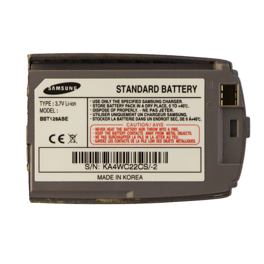 Samsung OEM Replacement Battery 3.7V Lithium Ion (BST12ASE) for SGH-A530 - Gray Cell Phone - Batteries Samsung    - Simple Cell Bulk Wholesale Pricing - USA Seller