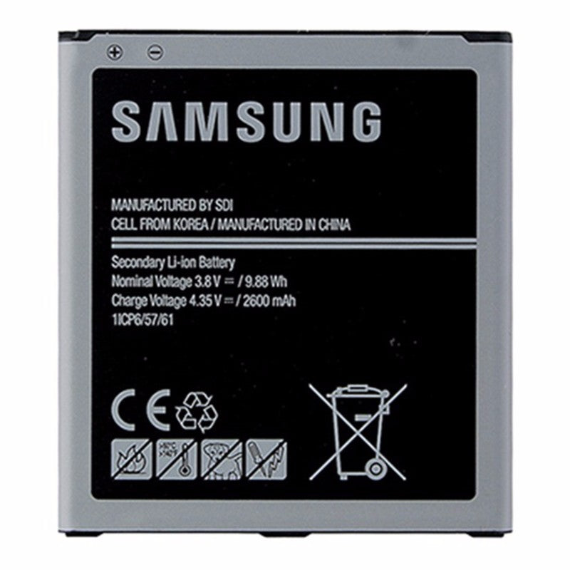 Samsung Galaxy J3 Original 2,600 mAh Cell Phone Battery - Model EB-BG530CBZ Cell Phone - Batteries Samsung    - Simple Cell Bulk Wholesale Pricing - USA Seller