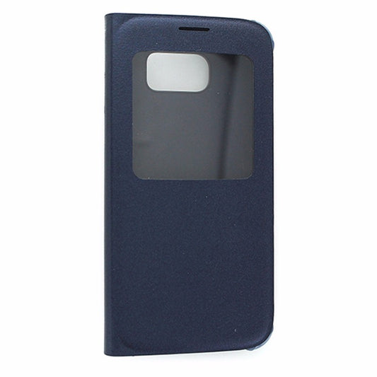 Samsung S-View Flip Cover Case for Samsung Galaxy S6 - Dark Blue Cell Phone - Cases, Covers & Skins Samsung    - Simple Cell Bulk Wholesale Pricing - USA Seller