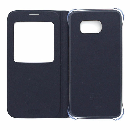 Samsung S-View Flip Cover Case for Samsung Galaxy S6 - Dark Blue Cell Phone - Cases, Covers & Skins Samsung    - Simple Cell Bulk Wholesale Pricing - USA Seller