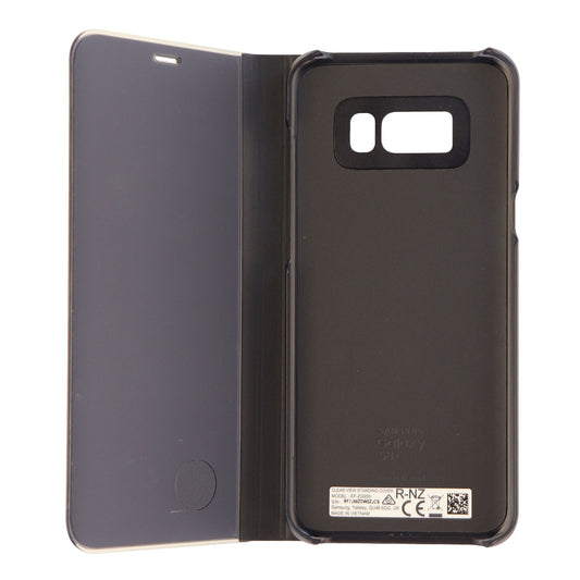Samsung S-View Flip Cover Series Hard Folio Case for Galaxy S8+ (Plus) - Black Cell Phone - Cases, Covers & Skins Samsung    - Simple Cell Bulk Wholesale Pricing - USA Seller