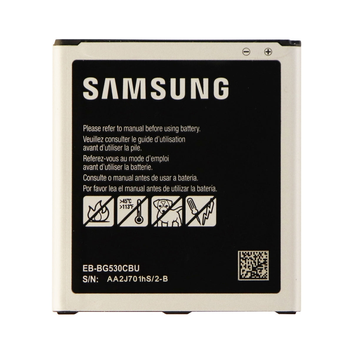 Samsung OEM Rechargeable (3.8V) 2600mAh Battery (EB-BG530CBU) Cell Phone - Batteries Samsung    - Simple Cell Bulk Wholesale Pricing - USA Seller