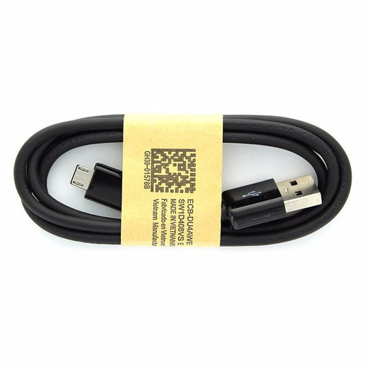 Samsung (ECB1DU4AWE)  Micro to USB Cable Devices - Black Cell Phone - Cables & Adapters Samsung    - Simple Cell Bulk Wholesale Pricing - USA Seller