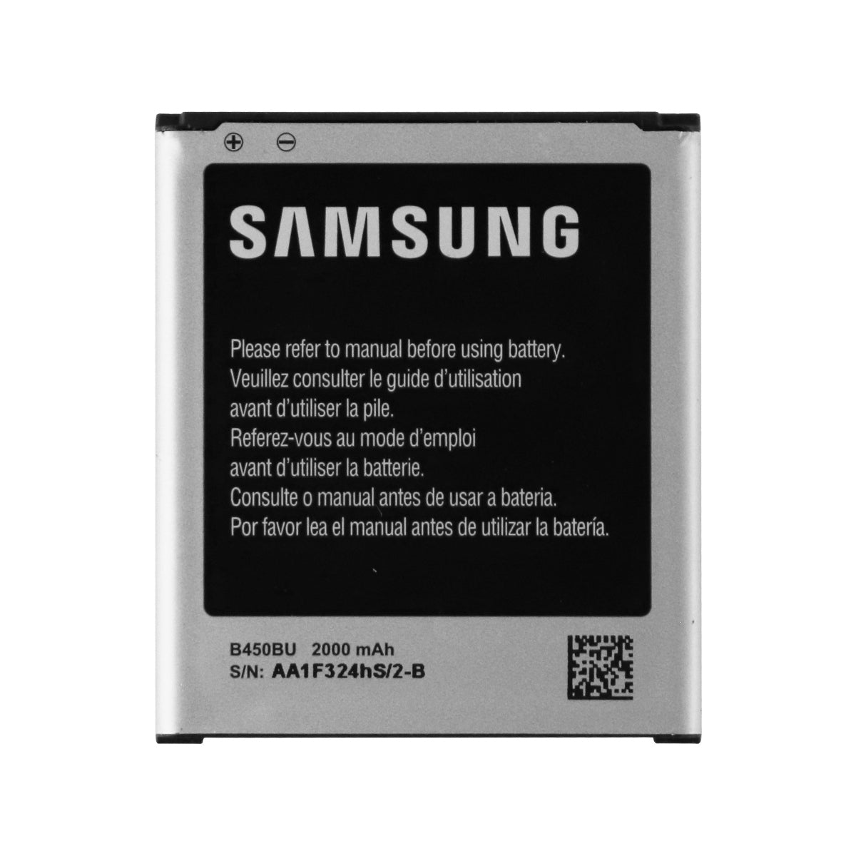 Samsung OEM 2,000 mAh Li-ion Battery B450BU 3.8V for S3 Mini G730A G730V Cell Phone - Batteries Samsung    - Simple Cell Bulk Wholesale Pricing - USA Seller