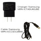 Samsung (ETA0U60JBEGSTA) Travel Charger & Cable for Micro USB Devices - Black Cell Phone - Cables & Adapters Samsung    - Simple Cell Bulk Wholesale Pricing - USA Seller