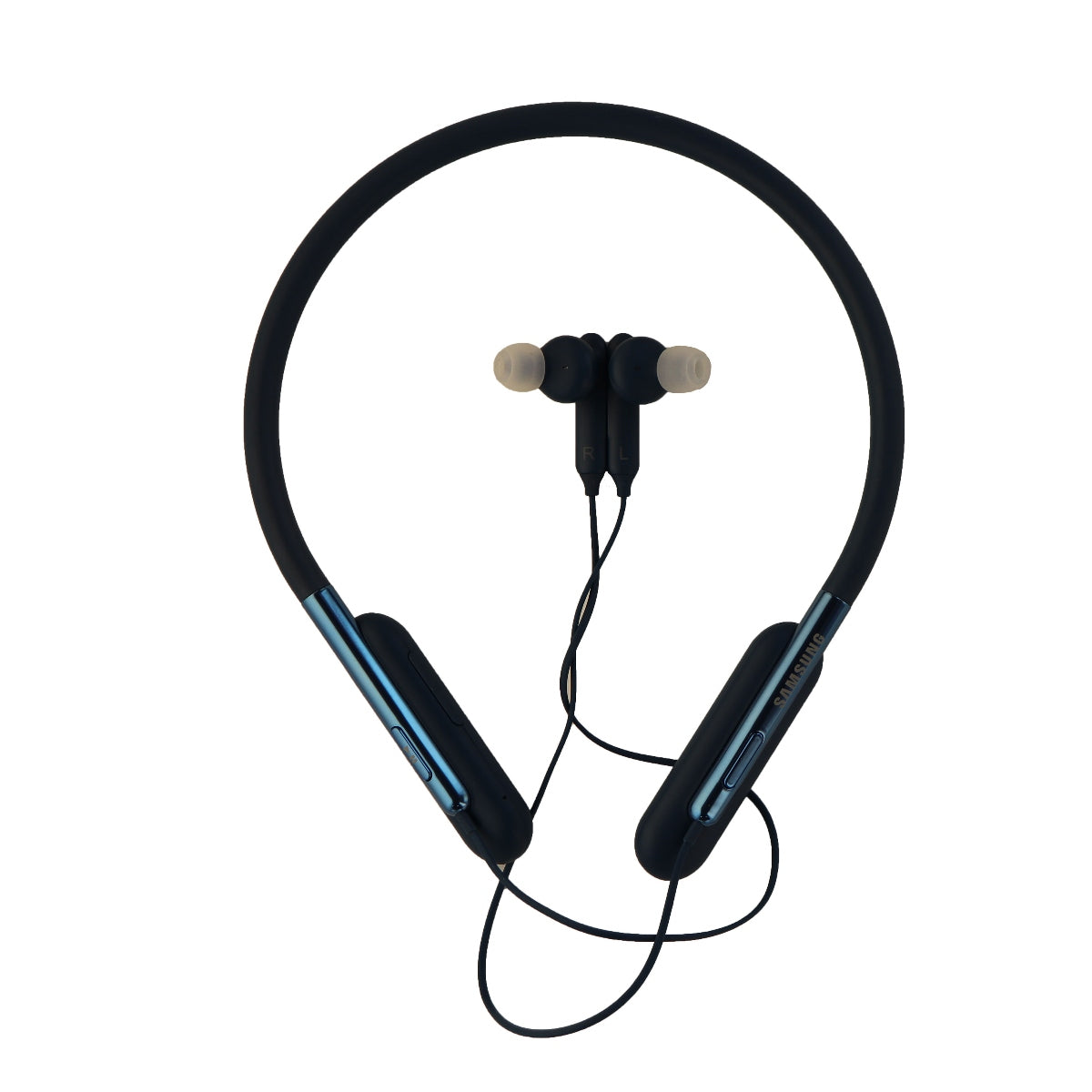 Samsung U Flex Bluetooth Wireless In-ear Flexible Headphones w/ Microphone Blue Portable Audio - Headphones Samsung    - Simple Cell Bulk Wholesale Pricing - USA Seller