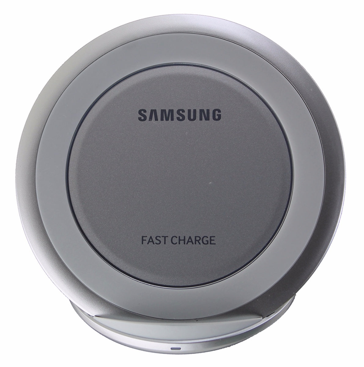 Samsung Fast Charge QI Wireless Charging Stand Adaptive Fast Charging - Silver Cell Phone - Chargers & Cradles Samsung    - Simple Cell Bulk Wholesale Pricing - USA Seller