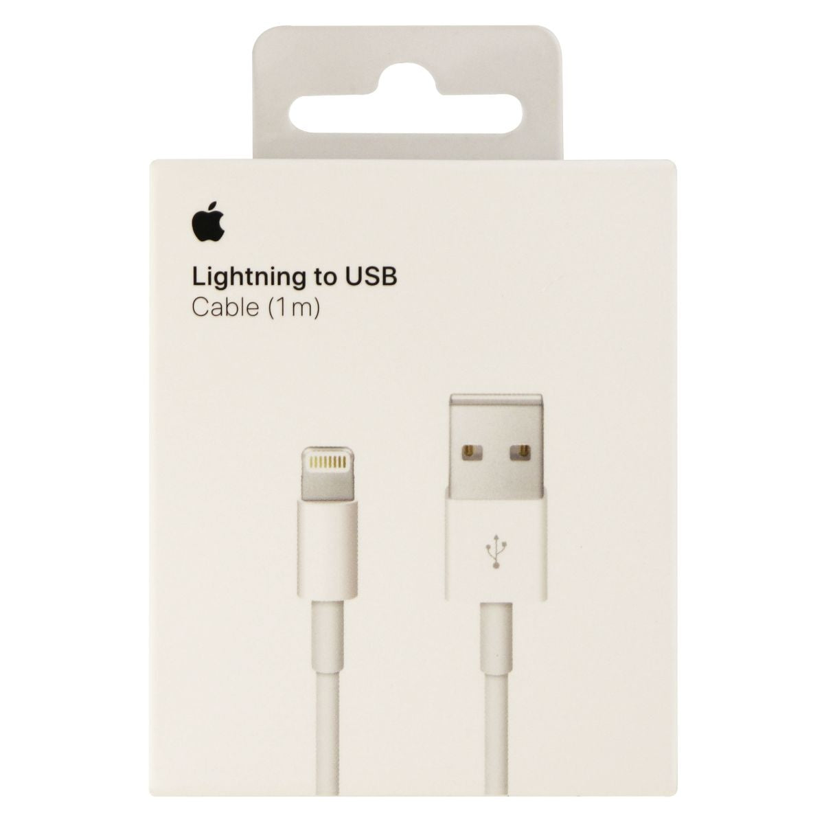 Apple ( MD818AM/A ) 3.3Ft Charge and Sync Cable for iPhones - White Cell Phone - Cables & Adapters Apple    - Simple Cell Bulk Wholesale Pricing - USA Seller