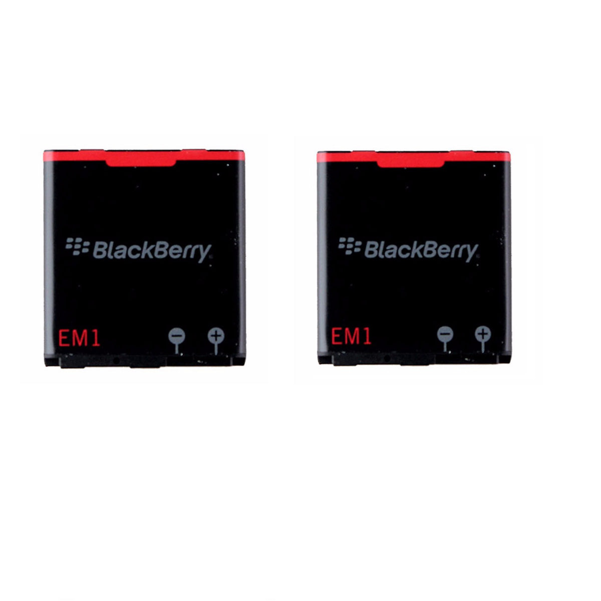 KIT 2x Blackberry EM1 (1000mAh) Replacement Battery (2-Pack)  for Curve 9350 Cell Phone - Batteries Blackberry    - Simple Cell Bulk Wholesale Pricing - USA Seller