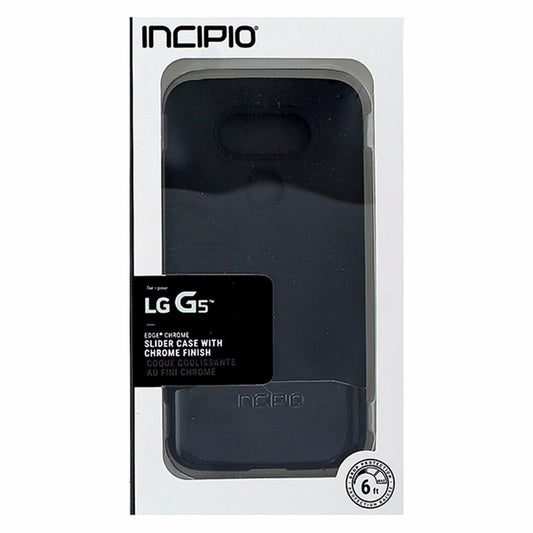 Incipio Slider Series 2 Piece Case for LG G5 Smartphone - Black / Black Chrome Cell Phone - Cases, Covers & Skins Incipio    - Simple Cell Bulk Wholesale Pricing - USA Seller