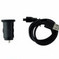 KEY 2.4A Car Charging Adapter and 3-Ft Micro-USB Cable - Black Cell Phone - Chargers & Cradles KEY Enhanced    - Simple Cell Bulk Wholesale Pricing - USA Seller