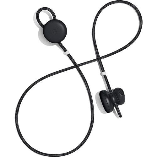 Google Pixel Buds with Charging Case - Just Black (G015B) Portable Audio - Headphones Google    - Simple Cell Bulk Wholesale Pricing - USA Seller