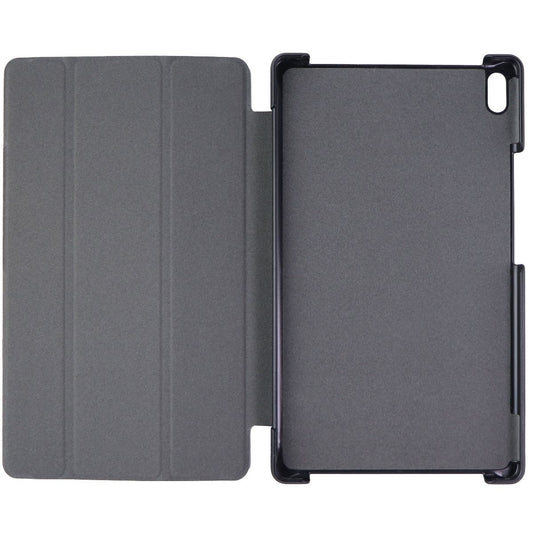 Verizon Folio Hard Case & Tempered Glass for Lenovo Tab 4 8 Plus - Black iPad/Tablet Accessories - Cases, Covers, Keyboard Folios Verizon    - Simple Cell Bulk Wholesale Pricing - USA Seller