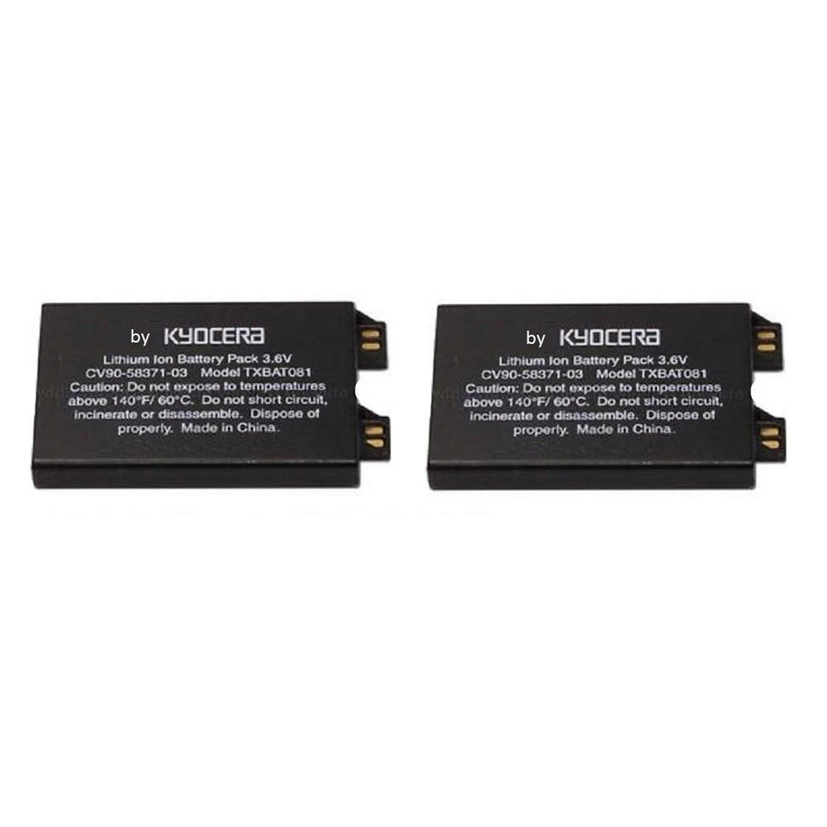 KIT 2x OEM Kyocera TXBAT081 800 mAh Replacement Battery for Kyocera Phones Cell Phone - Batteries Kyocera    - Simple Cell Bulk Wholesale Pricing - USA Seller