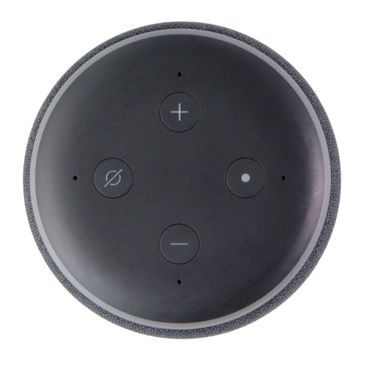 DEMO SPEAKER Amazon Echo Dot (3rd Gen) Speaker - Charcoal Cell Phone - Audio Docks & Speakers Amazon    - Simple Cell Bulk Wholesale Pricing - USA Seller