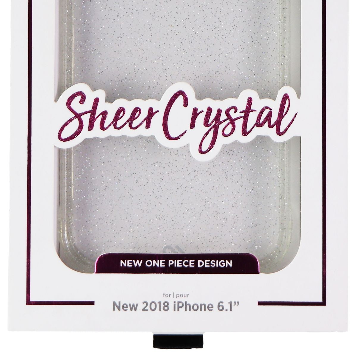 Case-Mate Sheer Crystal Series Hard Case for Apple iPhone XR - Clear/Glitter Cell Phone - Cases, Covers & Skins Case-Mate    - Simple Cell Bulk Wholesale Pricing - USA Seller