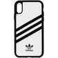 Adidas Originals Samba Snap Case for iPhone XR - White w/ Black Stripes Cell Phone - Cases, Covers & Skins Adidas    - Simple Cell Bulk Wholesale Pricing - USA Seller