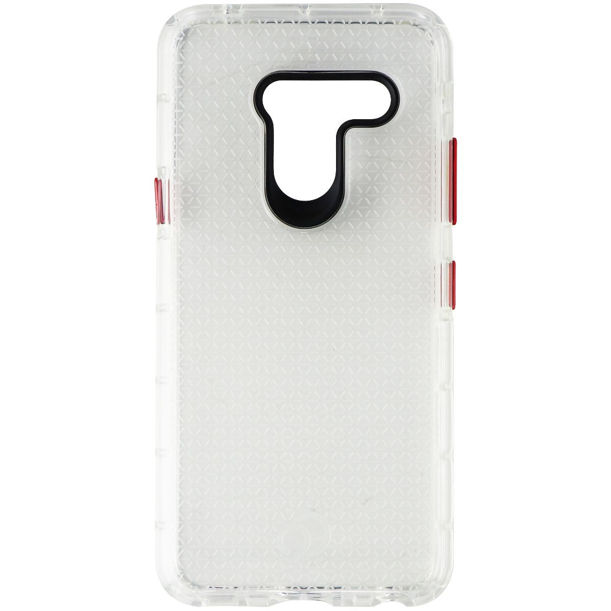 Nimbus9 Phantom 2 Series Flexible Gel Case for LG G8 ThinQ - Clear/Red Cell Phone - Cases, Covers & Skins Nimbus9    - Simple Cell Bulk Wholesale Pricing - USA Seller