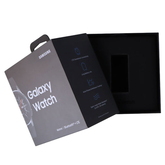RETAIL BOX - Samsung Galaxy Watch - 46mm / Silver - NO DEVICE Cell Phone - Other Accessories Samsung    - Simple Cell Bulk Wholesale Pricing - USA Seller