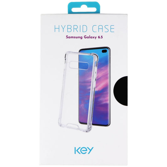 Key Hybrid Hard Case for Samsung Galaxy (S10+) Smartphones - Clear Cell Phone - Cases, Covers & Skins Key    - Simple Cell Bulk Wholesale Pricing - USA Seller