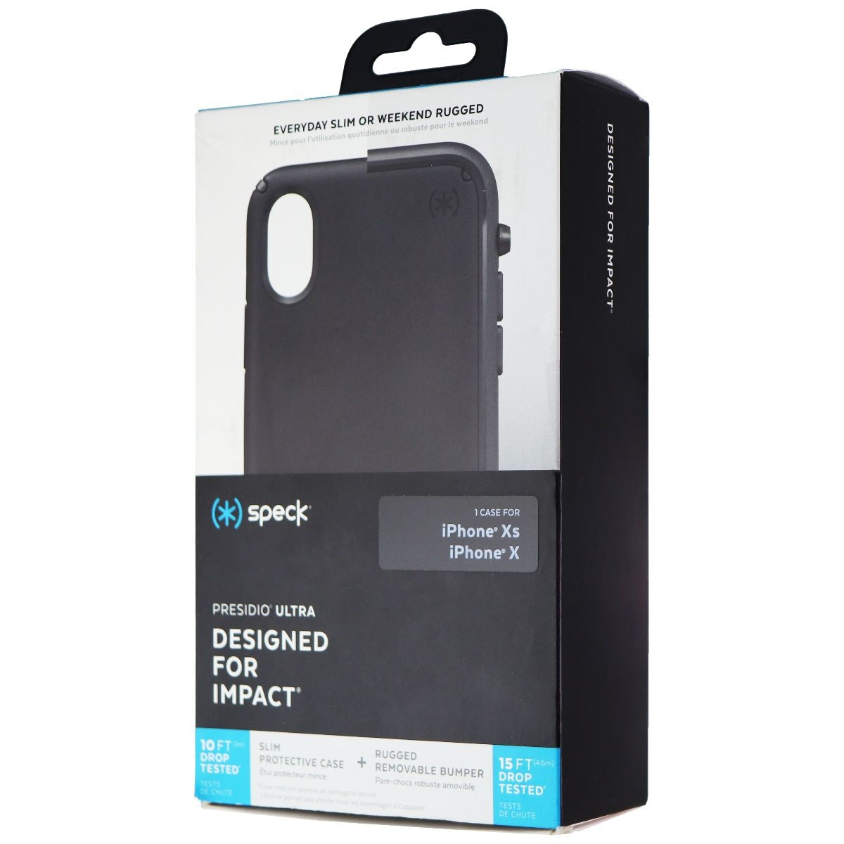 Speck Presidio Ultra Series Case for Apple iPhone Xs/iPhone X - Black Cell Phone - Cases, Covers & Skins Speck    - Simple Cell Bulk Wholesale Pricing - USA Seller
