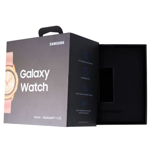 RETAIL BOX - Samsung Galaxy Watch - 42mm / Gold - NO DEVICE Cell Phone - Other Accessories Samsung    - Simple Cell Bulk Wholesale Pricing - USA Seller