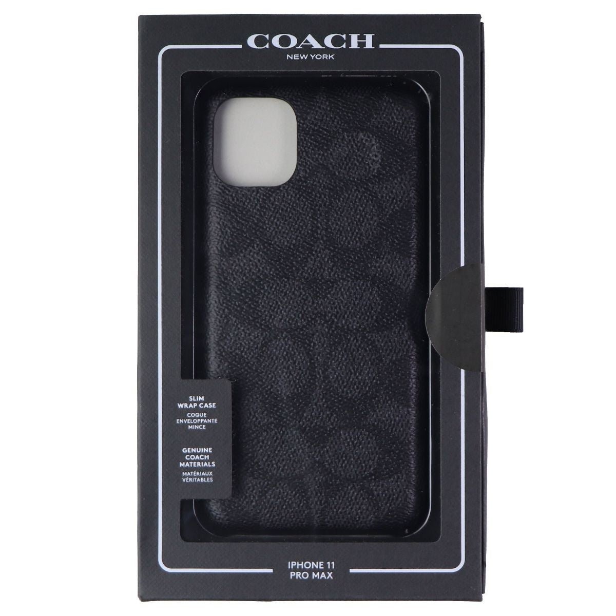 Coach New York Slim Wrap Signature C Case for Apple iPhone 11 Pro Max - Black Cell Phone - Cases, Covers & Skins Coach    - Simple Cell Bulk Wholesale Pricing - USA Seller