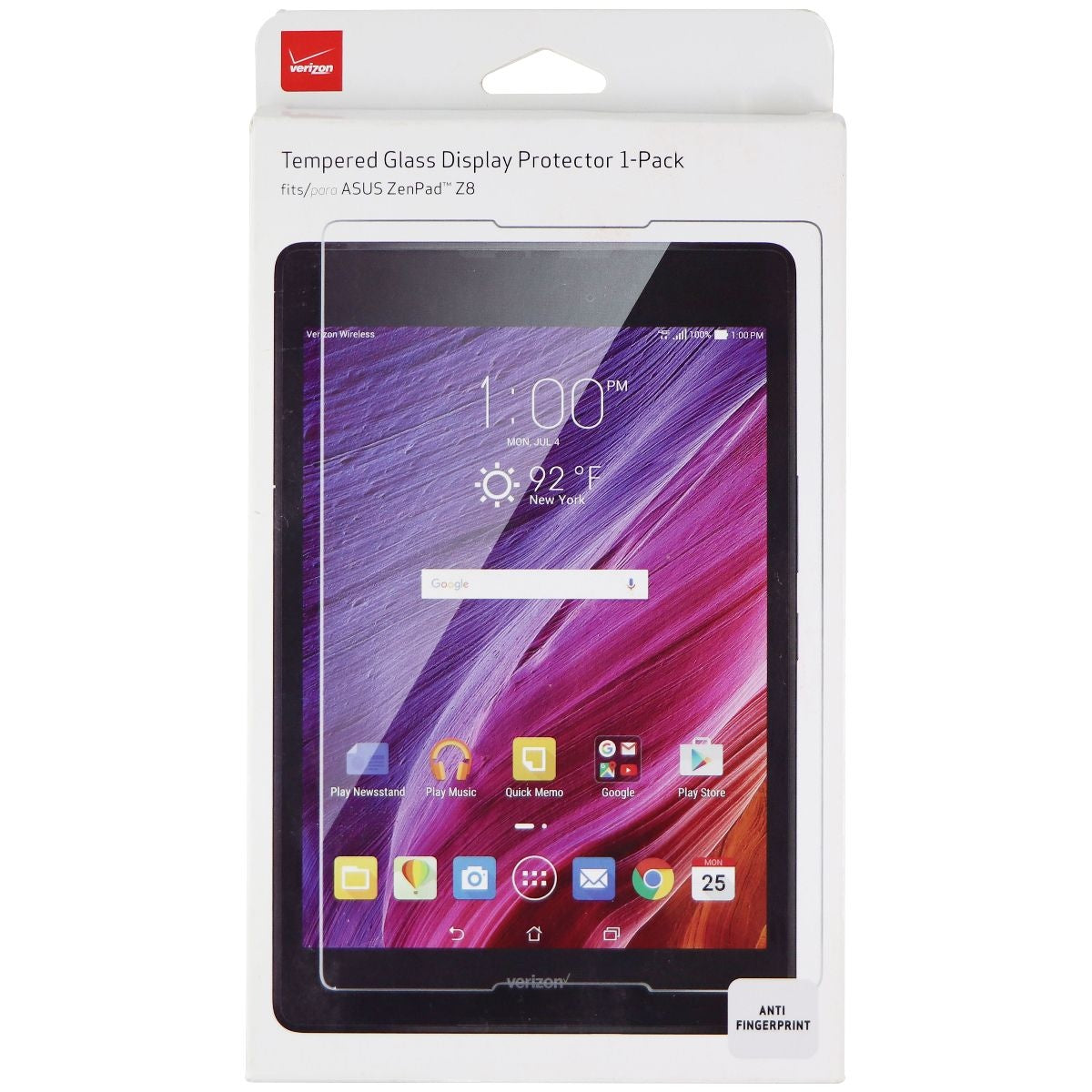 Verizon Tempered Glass Screen Protector for ASUS ZenPad Z8 - Clear Cell Phone - Screen Protectors Verizon    - Simple Cell Bulk Wholesale Pricing - USA Seller