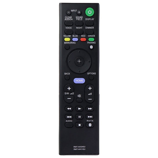 Remote Control (RMT-AH240U / RMT-AH110U) for Sony Receiver and Sound Bar - Black TV, Video & Audio Accessories - Remote Controls Unbranded    - Simple Cell Bulk Wholesale Pricing - USA Seller