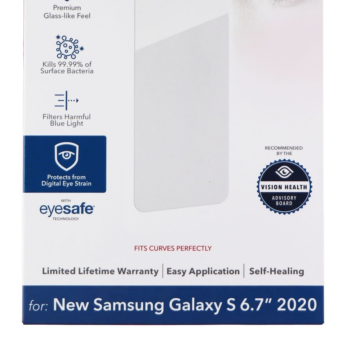 ZAGG Ultra Vision Guard+ Screen Protector for Galaxy S20+ (Plus) - Case Friendly Cell Phone - Screen Protectors Zagg    - Simple Cell Bulk Wholesale Pricing - USA Seller